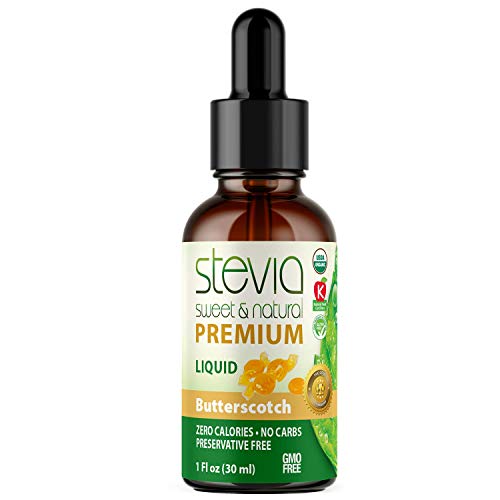 Butterscotch Premium Quality Stevia Drops| Organic Liquid Stevia