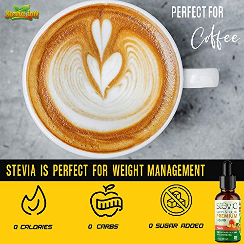 Peach Premium Quality Stevia Drops | Organic Liquid Stevia | Bes