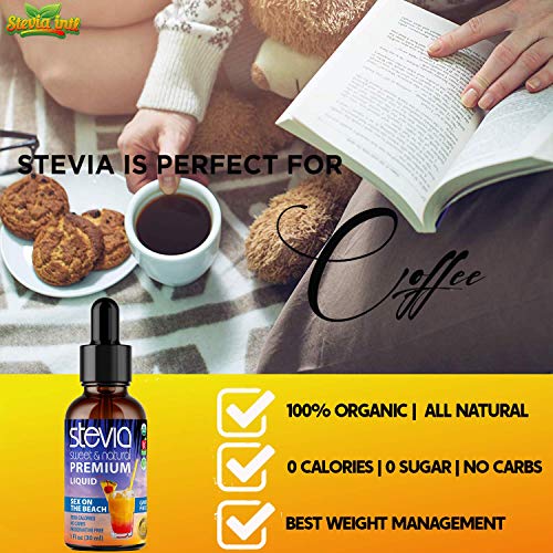 Sex On The Beach Premium Quality Stevia Drops| Organic Liquid St