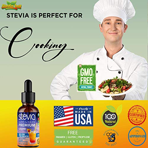 Sex On The Beach Premium Quality Stevia Drops| Organic Liquid St