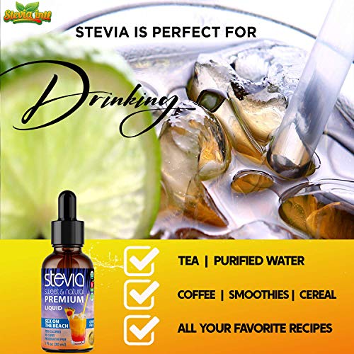 Sex On The Beach Premium Quality Stevia Drops| Organic Liquid St