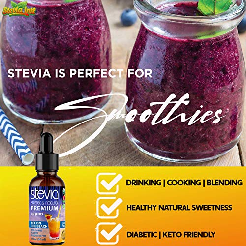 Sex On The Beach Premium Quality Stevia Drops| Organic Liquid St