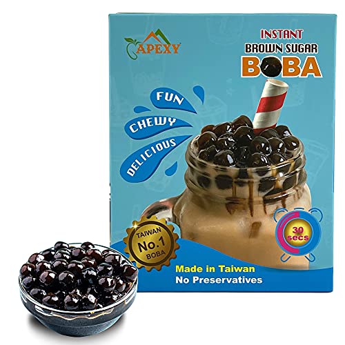 Instant Brown Sugar Tapioca Pearls / Boba 12.69Oz 6 Individual