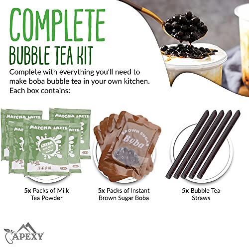 Bubble Tea Complete Set. Best Diy Boba / Bubble Tea Kit, Ready I