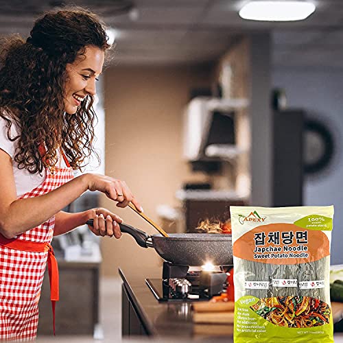Apexy Sweet Potato Glass Noodles, Japchae Noodles, Korean Vermic