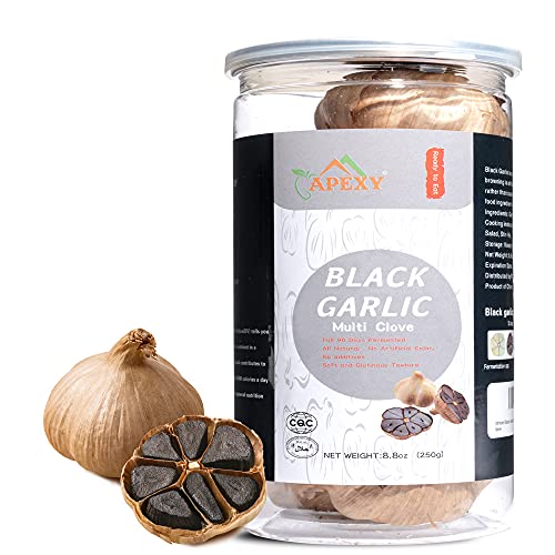 Apexy - Whole Black Multi Clove Garlic - Fermented For 90 Days -
