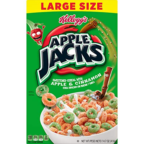 Kelloggs Apple Jacks, Breakfast Cereal, Original, Good Source O