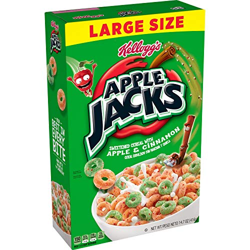 Kelloggs Apple Jacks, Breakfast Cereal, Original, Good Source O