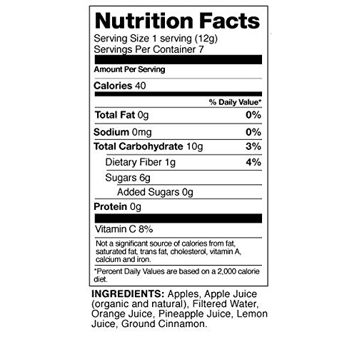 Appleooz Crunchy Dried Apple Chips, 3 Oz, 2-Pack, Great Original