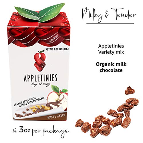 Appletinies Sweets Snack Of Chocolate &Amp; Dried Apples, Mix For Ev
