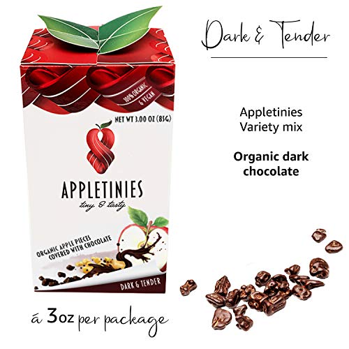 Appletinies Sweets Snack Of Chocolate &Amp; Dried Apples, Mix For Ev