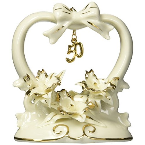 Appletree Design 50Th Anniversary Orchid Cake Topper, 4-1/2-Inch