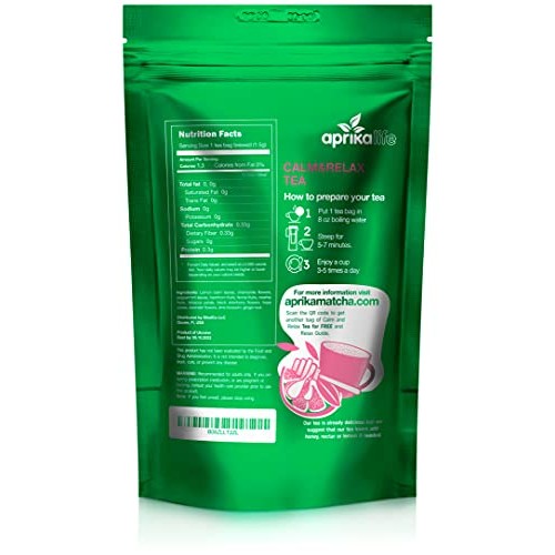 AprikaLife - Calm and Relax Herbal Tea, Stress Relief + Relaxati...