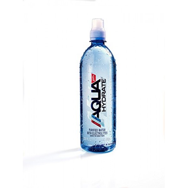 AQUAhydrate Electrolyte Enhanced Water Ph9+, 23.67 Fl. Oz Pack...