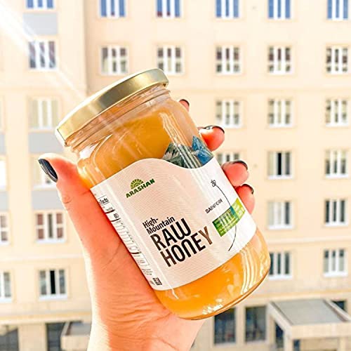 Arashan Sainfoin Floral Honey - Raw Unfiltered Honey, 15.87 Oz