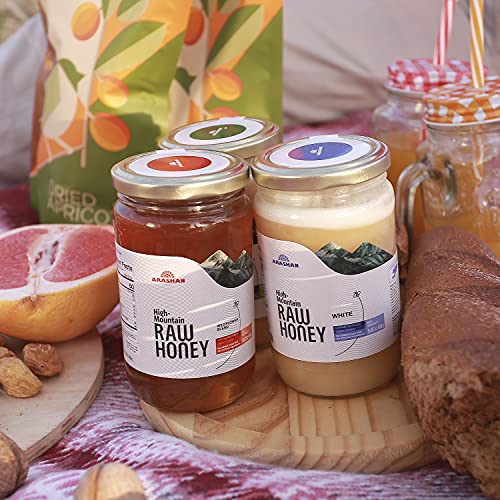 Worlds Finest 100% Pure Raw Unfiltered Honey 3-Pack Variety In