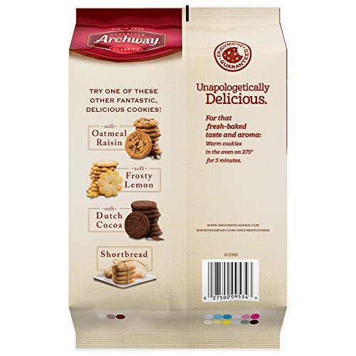 Archway Cookies Gingersnap - Bag Cookies 12 Oz. 6 Per Case