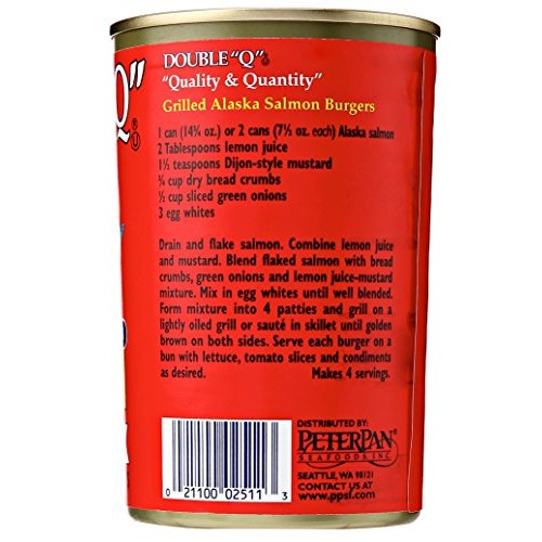Double Q Pink Wild Caught Alaskan Salmon, 14.75 Ounce Double Q Pink Wild Caught Alaskan Salmon, 14.75 Ounce