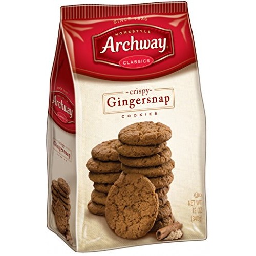 Archway Cookies, Crispy Gingersnaps Cookies, 12 Ounce Archway Cookies, Crispy Gingersnaps Cookies, 12 Ounce
