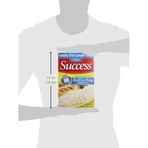 Success Boil-In-Bag White 6 Ct Rice, 32 Ounce