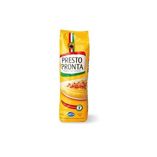 Presto Pronta Polenta Instantanea 750 Gr./Instant Cornmeal 1.65 Lb
