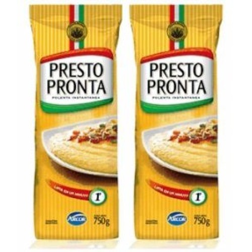 Presto Pronta Polenta Instantanea 750 Gr. - 2 Pack/Instant Cornm