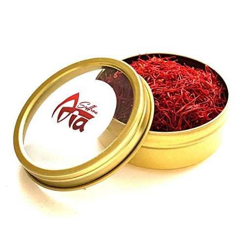 Aria Saffron, Finest Premium All Red Saffron Threads, Grade A+,