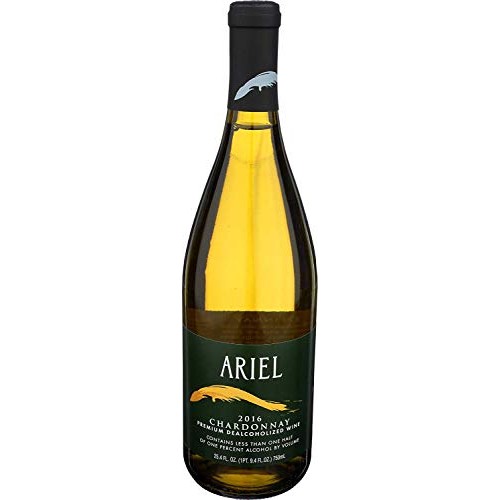 Ariel Chardonnay Non-Alcoholic White Wine 750Ml 12 Pack Pack Of