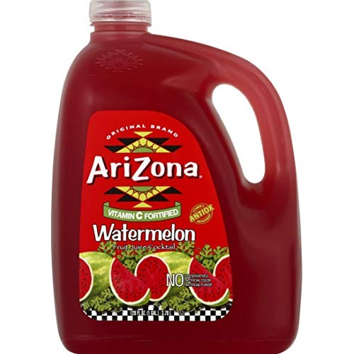 Arizona Watermelon Fruit Juice Cocktail, 1 Gal Pack Of 4