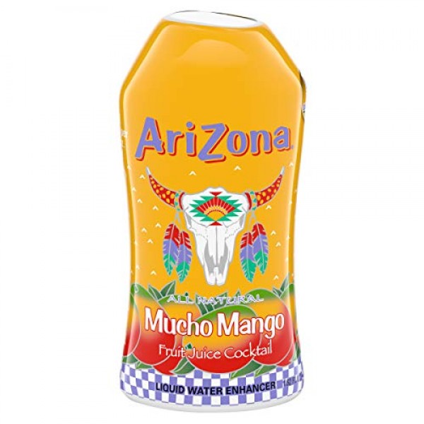 Arizona All Natural Mucho Mango Fruit Juice Cocktail Liquid Drin...
