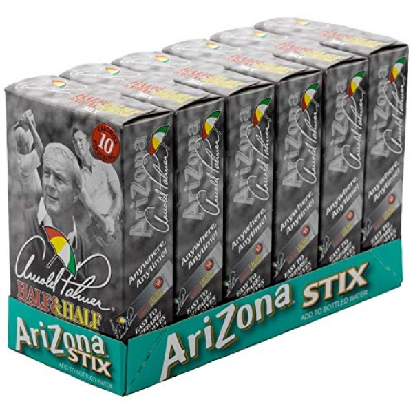 Arizona Arnold Palmer Half Lemonade Half Iced Tea Stix, 10 Count