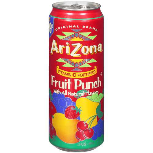 Arizona Fruit Punch, 23.5000-Ounces Pack Of 24