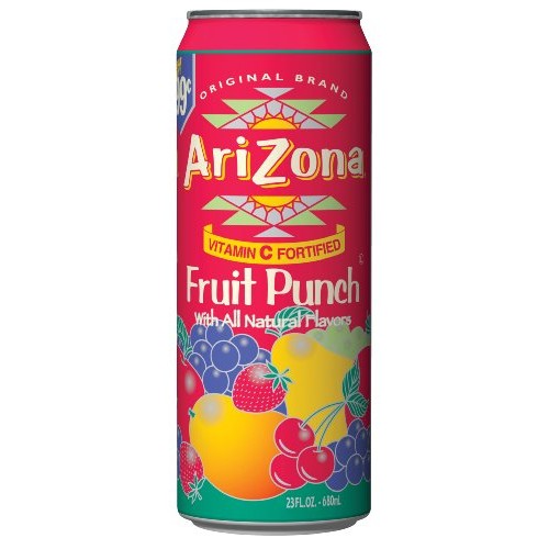 Arizona Fruit Punch, 23-Ounce Pack Of 24