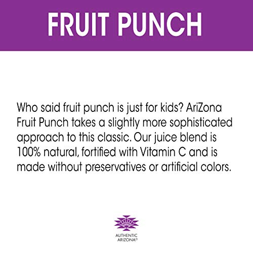 AriZona Fruit Punch - Big Can, 22 Fl Oz Pack of 24