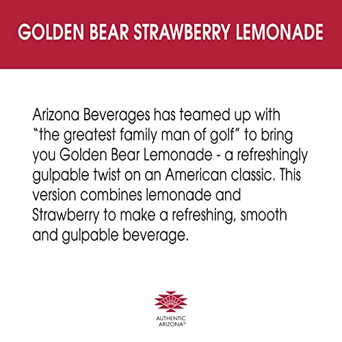 AriZona Golden Bear Strawberry Lemonade - Big Can, 22 Fl Oz Pac...
