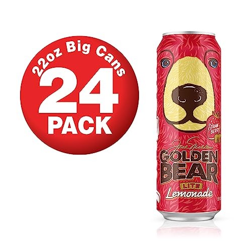 AriZona Golden Bear Strawberry Lemonade - Big Can, 22 Fl Oz Pac...