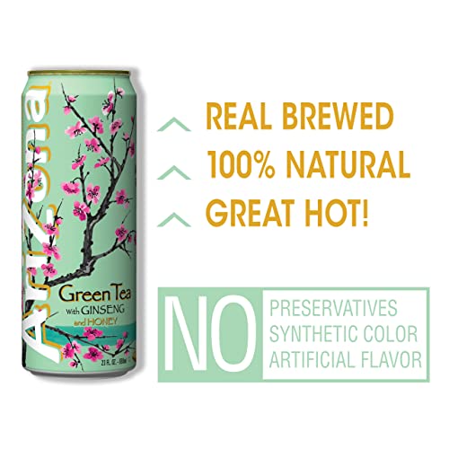 AriZona Green Tea - Big Can, 23 Fl Oz Pack of 24
