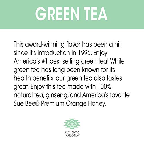 Arizona Green Tea with Ginseng and Honey, 16 Fl Oz Pack of 12