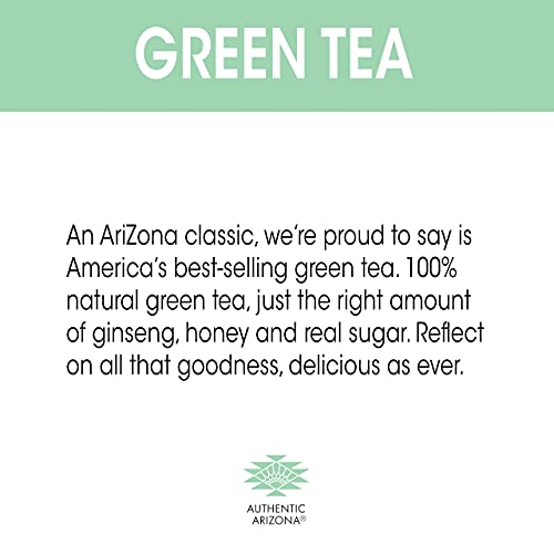 AriZona Green Tea with Ginseng and Honey, 20 Fl Oz Pack of 24