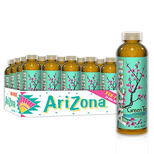AriZona Green Tea with Ginseng and Honey, 20 Fl Oz Pack of 24