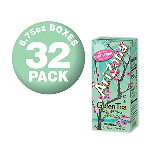 AriZona Green Tea with Ginseng and Honey, 6.75 fl oz Tetra Box ...