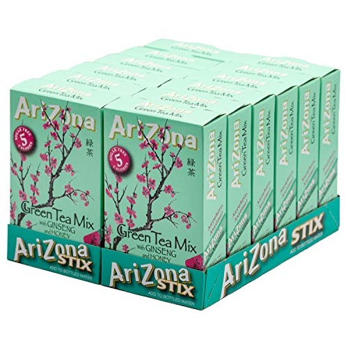 Arizona Green Tea With Ginseng Sugar Free Iced Tea Stix, Low Cal