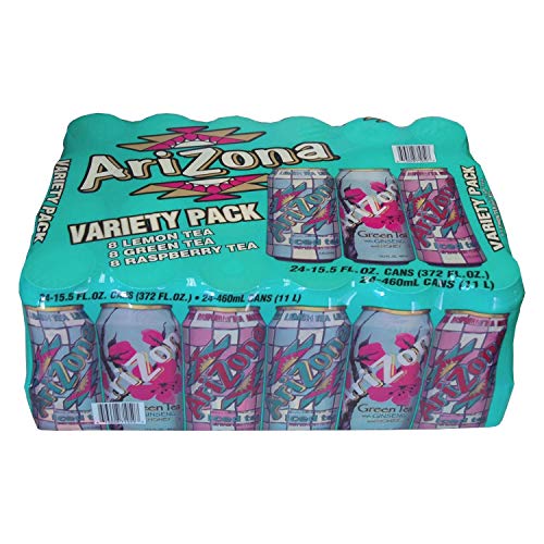 Arizona Iced Tea Variety Pack 15.5 Oz Can Pack Of 24
