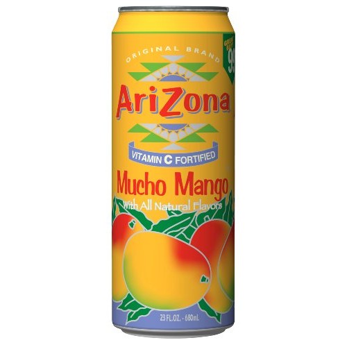 Arizona Mucho Mango, 23-Ounce Pack Of 24