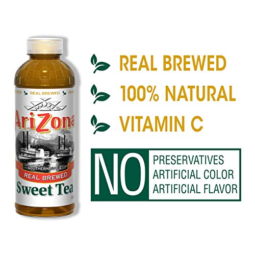 Arizona Tea | Premium Brewed Sweet Bottled Tea | 12-Count | 16-O