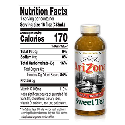 Arizona Tea | Premium Brewed Sweet Bottled Tea | 12-Count | 16-O
