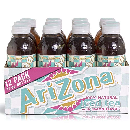 Arizona Tea, Premium Brewed Lemon Bottled Tea, 16 Ounce Bottles, Arizona Tea, Premium Brewed Lemon Bottled Tea, 16 Ounce Bottles,