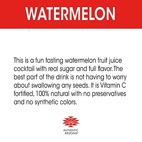 AriZona Watermelon Drink, 6.75 fl oz Tetra Box Pack of 32