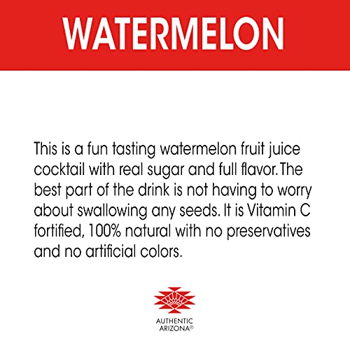 AriZona Watermelon Juice Drink, 20 Fl Oz Pack of 24