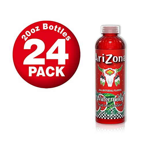 AriZona Watermelon Juice Drink, 20 Fl Oz Pack of 24